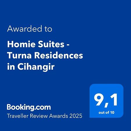 Homie Suites - Turna Residences In Cihangir 이스탄불 외부 사진