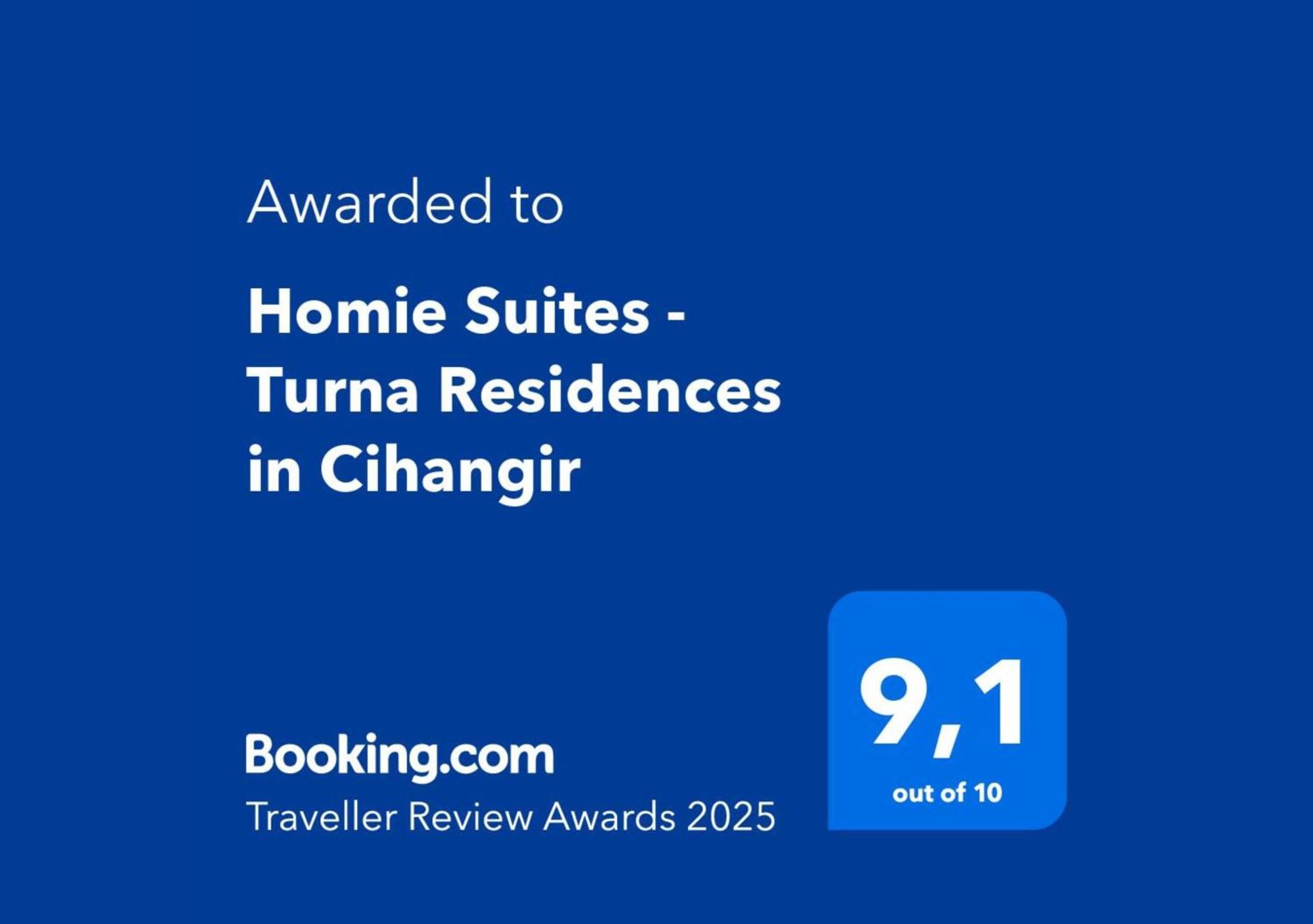 Homie Suites - Turna Residences In Cihangir 이스탄불 외부 사진